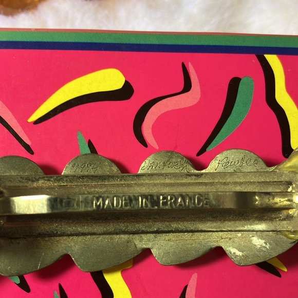 Vintage Danforth Pewter Hair Clip - Picture 5 of 9